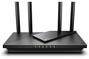 ‎TP-LINK TP-Link Archer AX55 Router Wi-Fi 6 AX3000, Dwupasmowy (2402 Mb/s w paśmie 5 GHz + 574 Mb/s w paśmie 2,4 GHz), 4 Gigabitowe Porty LAN, 1 Port USB 3.0, EasyMesh, HomeShield, MU-MIMO, VPN, Beamforming