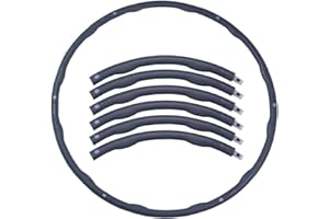 HULLA - MILLA HOOP UP YOUR LIFE Hula Hoop - Hula Hoop per adulti – Hula Hoop per perdita di peso – 1,5 kg Hulahoop pneumatici da 100 cm di diametro – Hula Hoop per fitness