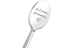 RATIFYALE Cadeau Copine Noel, Cuillère A Cafe en Acier Inox, Cadeau Drôle Femme Cadeau Copine Amitié Cadeau Copine Amour Cadeau pour Copine Cadeaux Copine Cadeau Anniversaire Femme Cadeau Saint Valentin