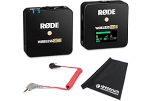 RØDE Rode Wireless GO II Single Mikrofon-Funksystem + SC7 Adapter + keepdrum Tuch