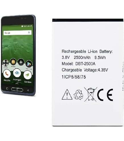 Batterie 900mAh Compatible Doro 1378 1380 1382 1385 - Remplace DBAB-800A