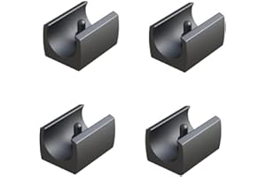cyclingcolors 4X Patines Sillas Muebles pies Tope Tapas con Teton Tubos Redondos Tapones Plástico pies (D1 (mm) : 20-22)