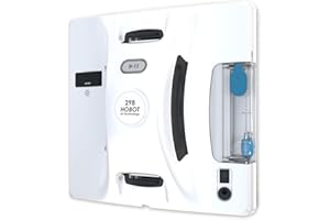 fit4form Hobot 298 Fensterputzroboter mit Ultraschall-Sprühsystem, Fernbedienung und Mikrofaser-Reinigungstüchern