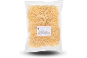 ‎MSDM Tintenfischstreifen - Original (1 x 1kg XXL Pack) Natur Snack getrocknet u. gesalzen I Low Carb I High Protein I Low Fat I Fitness Snack I Trockenfisch reich an Omega 3 I für Männer u. Frauen