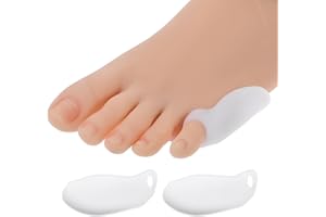 Dimeho Gel Kissen für Kleinzehen 8 Stück Schneiderballen Pads Druckschutz Blasenschutz Ballenpolster Kleinzeh Schoner Kleinzehen Pads Weiche Gel Ballenkissen Zehenspreizer Schmerzlinderung