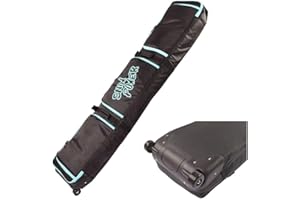 TentHome Fully Padded Snowboard Bag with Wheels Large Multi-Compartment Ski Boots and Helmet Bag Perfect for Travel