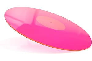 Mobile Pro Shop Acryl-Plattenspielermatte – Acryl-Slipmat für Vinyl-LP-Plattenspieler – verbessert die Klangqualität und bietet straffere Bässe – antistatische Plattenmatte (Pink_lit)