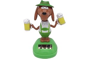 AIYING Chien Animal Dansant Solaire, Figurine Solaire Voiture Qui Bouge, Danse Solaire, Chien Danseur Solaire Voiture, Décoration Tableau Bord Voiture, Cadeau Jouet pour -NTS Adultes