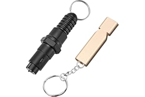 HYMUUNI 2 Sets Car Escape Tool Keyring Seatbelt Cutter 3 In 1 Car Window Breaker Keyring Glass Breaker Used for Breaking Glass and Cutting Seat Belts In Case of Car Accidents