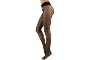 CALZITALY Sheer Kobiety Calzitaly Damespanty Zonder Naden in Nude- En Punteneffect, Zwart, Blauw, Natuur, 15 Denier, S, M/L, L/Xl, Made in Italy