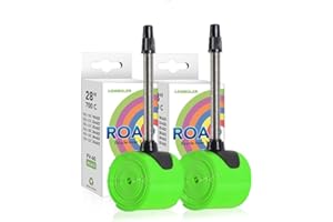 CUTYERBEE Ultralight 700C Bike Inner Tube TPU - Road Bicycle Tire 28'' Compatible with 700x18/23/25/28/30/32C French Type Valves 45/65/85mm Only 30g 2Pcs