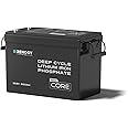 Renogy 300Ah 12V LiFePO4 Battery, Mini Size Lithium Iron Phosphate Leisure Battery with 5000+ Deep Cycles, IP 65 and BMS Protection, Support 4S4P Connection for Caravan, Boat, and Off Grid System