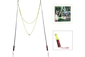 Ubitree Bolle di sapone giganti, bambini grandi bolle di sapone da giardino giocattolo all'aperto per bolle di sapone partito, bacchette per bolle di sapone design telescopico facile da trasportare