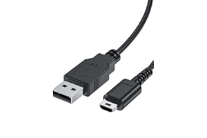 MELLBREE Cavo di ricarica compatibile con Nintendo DS Lite, cavo da 1,2 m, solo per Nintendo DS Lite, cavo di ricarica 1 A, nero, 1 pezzo da 3,9 ft