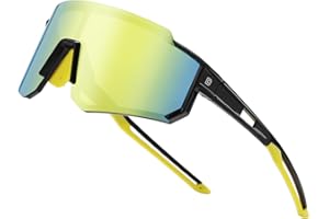 DUCO Polarisierte Sport Sonnenbrille für Herren Damen UV400 Schutz Baseball Radfahren Laufen Fischen Sonnenbrille DC0068