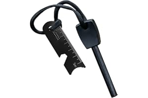 VIOFOTT Feuerstarter,Traditioneller Feuerstarter,Feuerstein-Blöcke,Feuerstahl mit Handmade,Feuerstein mit Extrem Starker Funkenflug für Camping, Outdoor, Survival(1er Set).