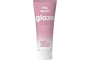 Josh Wood Colour Glaze (Pink Quartz) - Semi-permanent Hair Mask - Ammonia-free - Conditions and nourishes hair - Lasts up to 3-5 washes - For blonde hair - 100% Vegan - Cream (100ml)