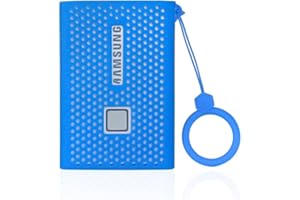 LILITOK T7 Etui podróżne do przechowywania SSD, silikonowe etui ochronne kompatybilne z Samsung T7, przenośny dysk SSD, 1 TB, 2 TB, 500 GB, odporne na zarysowania, lekkie, miękkie etui do przechowywania,