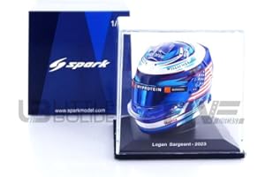 F1 Williams Racing Team - Logan Sargent 2023 - Replica Mini Helmet 1/5 Scale - Official Merchandise - Bell Helmets by Spark Models