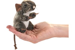 Folkmanis Field Mouse Finger Puppet, Braun