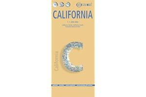 California. Map 1:1 200 000: California North, California South, Yosemite National Park