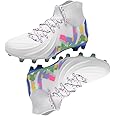 Big Kids Soccer Shoes Unisex Academy Indoor Outdoor Football Turf Durable Rubber Shoes TPU Outsole for Adult Ankle Cleats