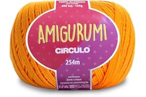 CÍRCULO Circulo Amigurumi 100% Virgin Cotton Yarn 125g 254metres - Orange