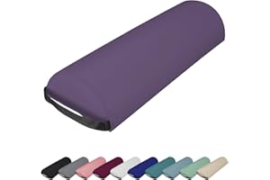 Vivezen - Traversin, Coussin Demi-Rond 66 cm x 22 cm x 12 cm pour Table de Massage - Plusieurs Coloris