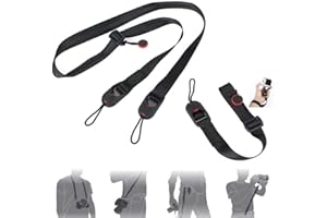 FGOFHFU Quick Release DSLR Adjustable Camera Cuff Wrist Hand Strap Belt Bracelet Sling Shoulder Strap Compatible with Video Camcorder Nikon/Canon/Sony/Pentax/Minolta/Panasonic/Olympus/SLR/Digital Cameras