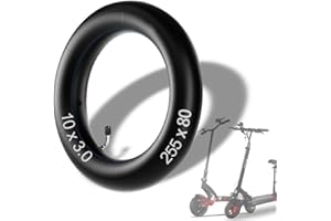 Felixstory 80/65-6 255x80 10x3 Chambre à Air Universelle renforcée avec valve 45° pour Zero 10x/Apollo Pro/Kugoo M4 Pro/Dualtron Victor/Kaabo Mantis 10 Pro Scooter électrique Go kart ATV Quad Speedway