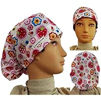 Surgical caps, Haube, kappe, Medizinische, küche, Für lange Haare. Erdbeeren. Mit Ihrem Namen auf freie Optionen.
