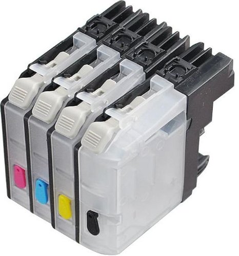 Refillable Cartridges for Brother LC-123 : LC-125 Cartridges (CHIPPED READY FOR USE). Suitable for Brother Printer Models DCP-J132W : DCP-J552DW : DCP-J152W : DCP-J752DW : DCP-J172W : DCP-J4110DW : MFC-J245 : MFC-J870DW : MFC-J4610DW : MFC-J6720DW : MFC-J470DW : MFC-J4410DW : MFC-J4710DW : MFC-J6920DW : MFC-J650DW : MFC-J4510DW : MFC-J6520DW