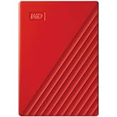 WD My Passport 2TB Taşınabilir Harici Hard Disk, USB 3.2, Kırmızı (BYVG0020BRD, WESN)