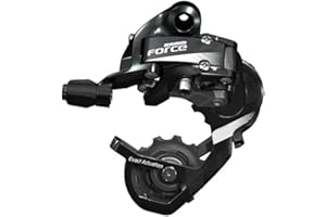Sram Road Deragliatore posteriore Force22 11 Velocità Nero Alluminio, Acciaio al carbonio