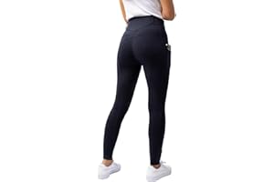 HORZE Mira Women's Jodhpurs, High Waist Riding Trousers with Mobile Phone Pocket and Full Seat