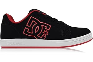 DC Baskets Noir/Rouge Femme Shoes Serial GRFK, Zapatillas Mujer