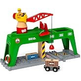 Brio Konteyner Vinci, Oyuncak | BRIO d&uuml;nya setleriyle uyumlu konteyner kaldırma vinci, yaratıcı oyunu teşvik eder, dayanıklı 