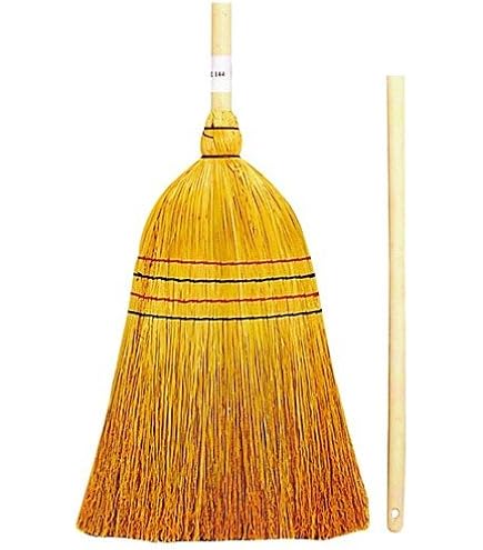 Mini Balai En Paille De Riz - 12 Cm | Balai à Main Naturel En Bambou | Pour Petits Nettoyages, Jardinage - 5