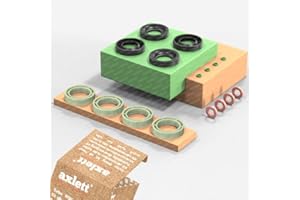 axlett® kit Joint d'injecteur de carburant diesel | pour Citroen Peugeot 1.6 HDi 206 207 307 308 407 1007 3008 5008 Partner Expert | C2 C3 C4 C5 Jumpy Berlingo | 1.5 1.6 TDCi