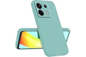 Longstong Funda Compatible con Redmi Note 13 Pro 5G / Poco X6 5G (6.67"), Delgada Antigolpes Personalizada Diseño Minimalista - Cian Claro