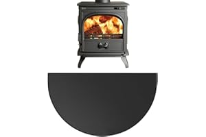 Fivtsme Alfombra Ignifuga para Chimenea, 107 x 61 cm Alfombra Ignifuga, Protector Suelo Chimenea, Alfombra Chimenea, Alfombra Ignifuga Chimenea, Chimenea Estera Ignífugo, Placa Ignífuga para Chimenea