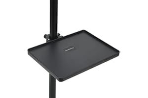 ANNADUE Uniwersalna Taca na Karty Dźwiękowe, Uchwyt na Telefon, Podstawka na Mikrofon, Wielofunkcyjny 3-nożny Stojak Podłogowy do Przesyłania Strumieniowego na żywo. (PU626)