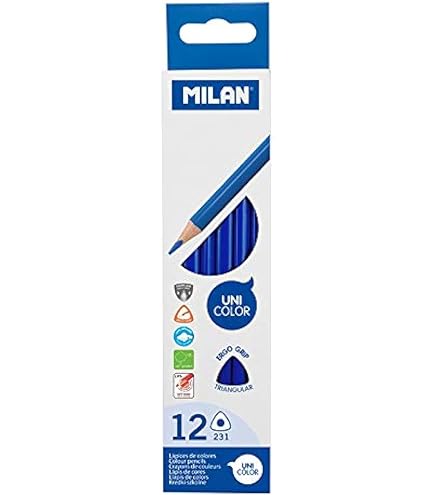 Confezione Matite Colorate Alpino – 12 Pezzi Rosso E 12 Pezzi Blu Chiaro – Ideali Per Scuola