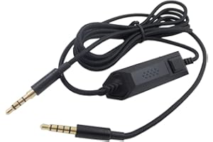 Janjunsi Cable de Repuesto Compatible Con Astro A10 A40 Auriculares para Juegos/PS4/PS5/Xbox One - con Cable de Micrófono de Control Remoto con Interruptor de Silencio