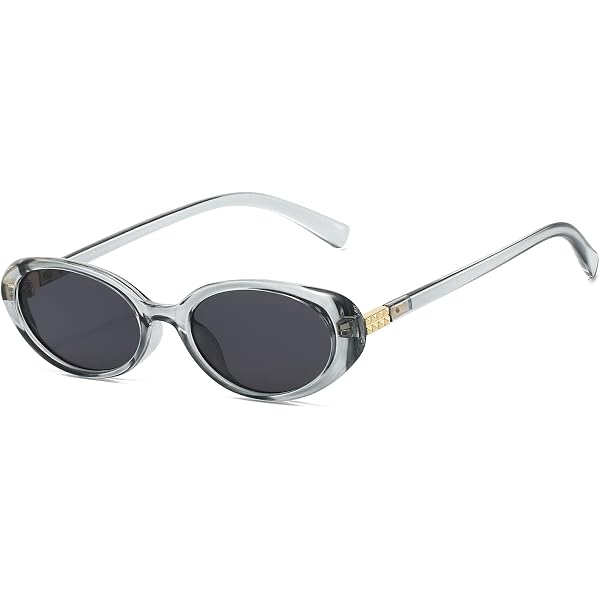 Rayson Occhiali Da Sole Ovali Occhio Di Gatto Donna Uomo - Vintage Bicolore, Protezione UV, Leggeri