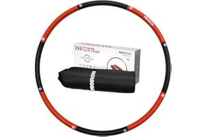 PROIRON Hula Hoop con Peso 0,95/1,2/1,8 kg, Hula Hoop Fitness con tamaño 73-98cm Ajustable, Aro Hula Hoop para Adultos y Niños