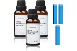 Enitmor Rénovateur Plastique Voiture 2025 – Entretien Extérieur/Intérieur, Efface Rayure Plastique Auto Moto, Revitalisant Plastique Noir avec Protection UV Durable 30ML (3 Set)