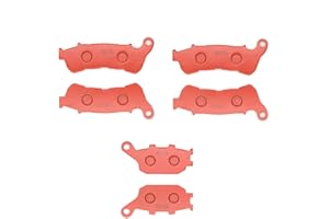 MEXITAL Bremsbeläge Vorne + Hinten für CB 600 FA Hornet ABS 2007-2013 CBF 600 NA ABS 2008-2011 CBF 600 SA ABS 2008-2012 XL 700 VA8/VA9/VAA Transalp 2008-2011