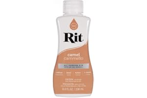 Craft County Rit Teinture Liquide "Large sélection de couleurs" 8 Oz. (Chameau)