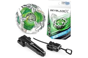 HTGWCG Trottola in metallo, Con un trasmettitore, lancia trottole Atletica per bambini, Colore, per bambini da 7 anni, che amano gli anime e regali di compleanno (Verde)